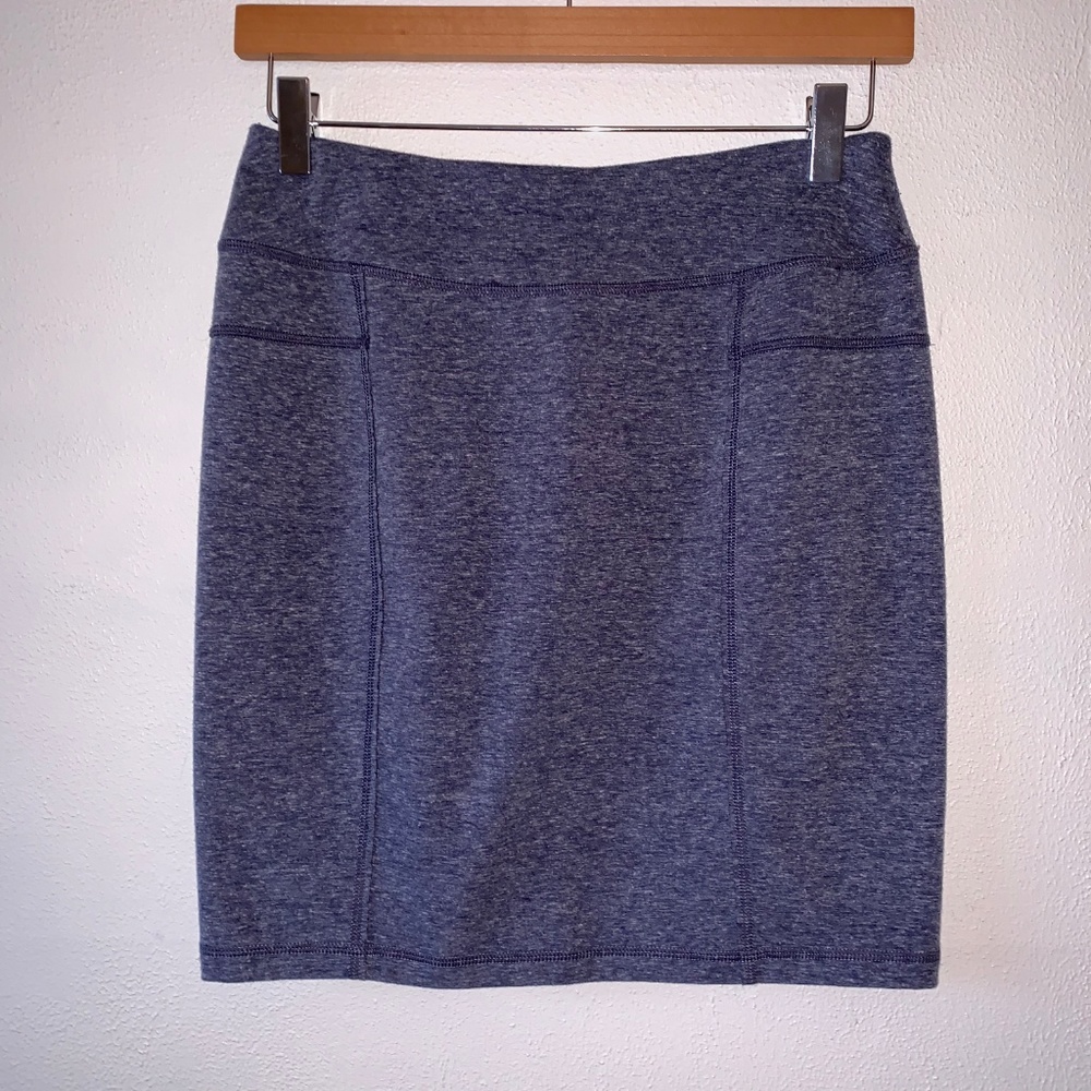 ATHLETA | Soho above knee skirt in heather blue